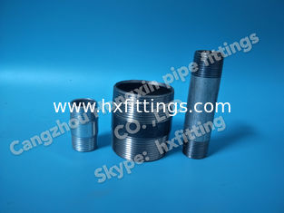 الصين حلمة أنبوب فولاذي ملولب NPT BSP مجلفن من شركة Cangzhou hongxin لتجهيزات الأنابيب المحدودة. المزود