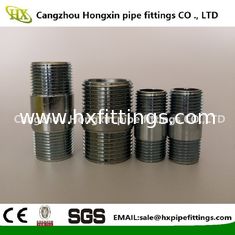 الصين ASTM A53 أنابيب الفولاذ NPT خيط أنابيب الفولاذ الحلمة مع غزل الساخن المزود