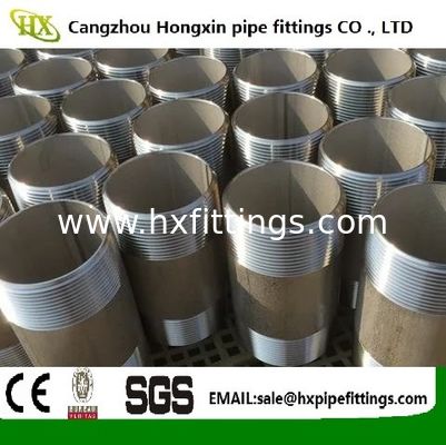 full coupling npt male b16.11 a105 nipple pe npt carbon steel pipe nipple