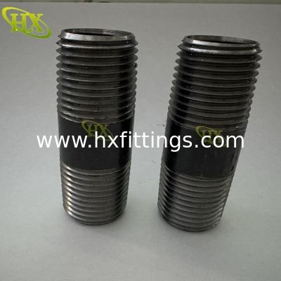 SCH160 أنابيب الفولاذ المغلفة الحلمة للتطبيقات الثقيلة BSP BSPT NPT DIN-2999 المزود
