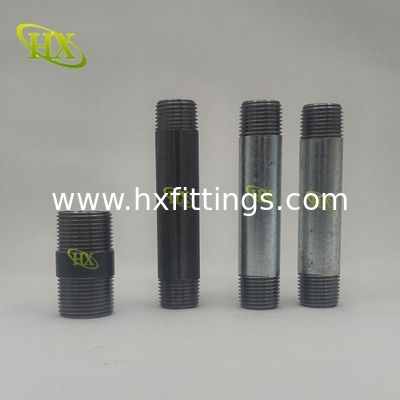 SCH160 أنابيب الفولاذ المغلفة الحلمة للتطبيقات الثقيلة BSP BSPT NPT DIN-2999 المزود