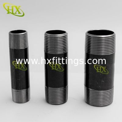 SCH160 أنابيب الفولاذ المغلفة الحلمة للتطبيقات الثقيلة BSP BSPT NPT DIN-2999 المزود