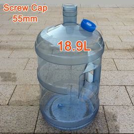 عينة مجانية 700G 750G 55mm الرقبة 19L 20L البلاستيك PET 5 جالون زجاجة Preform / 19 لتر 20 لتر 5 جالون زجاجة ماء PET المزود