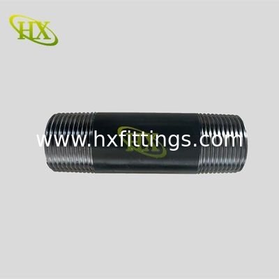 1/2 بوصة حجم حلمة الأنبوب الأسود مع خيط BSPT | الشركة المصنعة في الصين - Cangzhou Hongxin